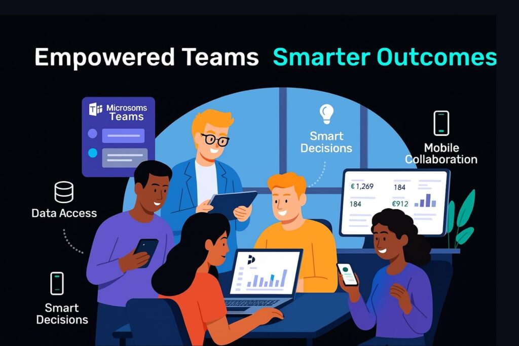 Showcasing benefits and how empowering teams with Dynamics 365