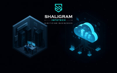 Visual comparison of Dynamics 365 cloud vs on-premise infrastructure