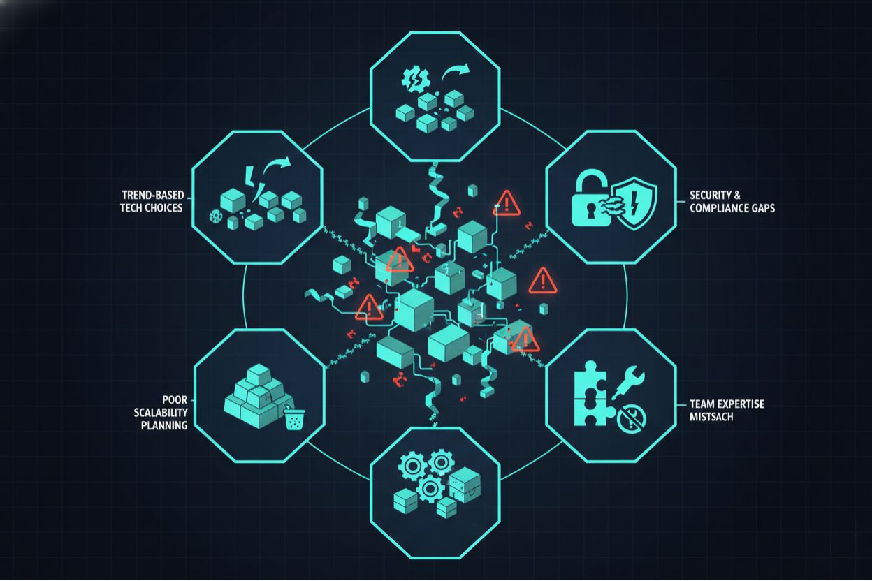 Common mistakes made when choosing backend technologies