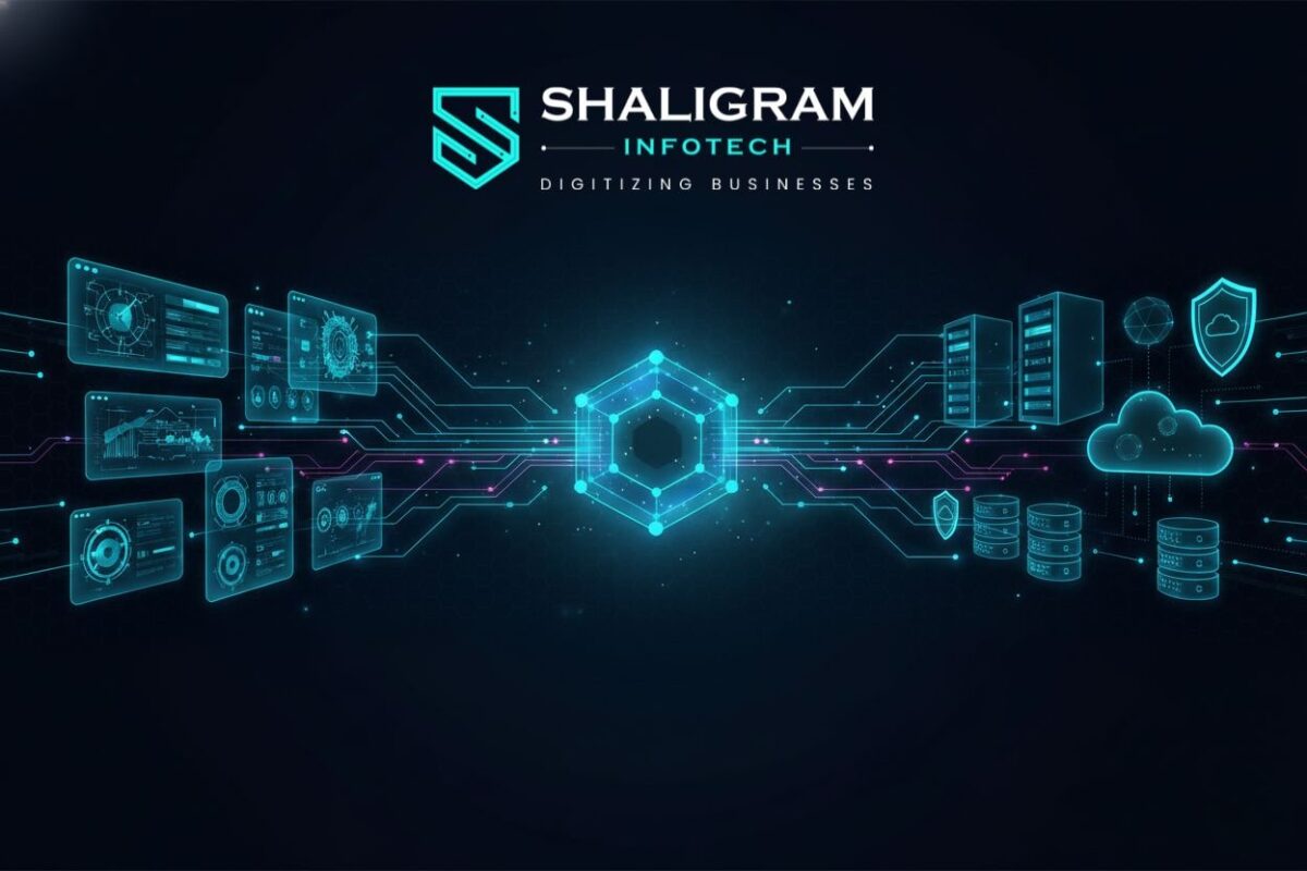 SaaS architecture showing application layers and cloud infrastructure
