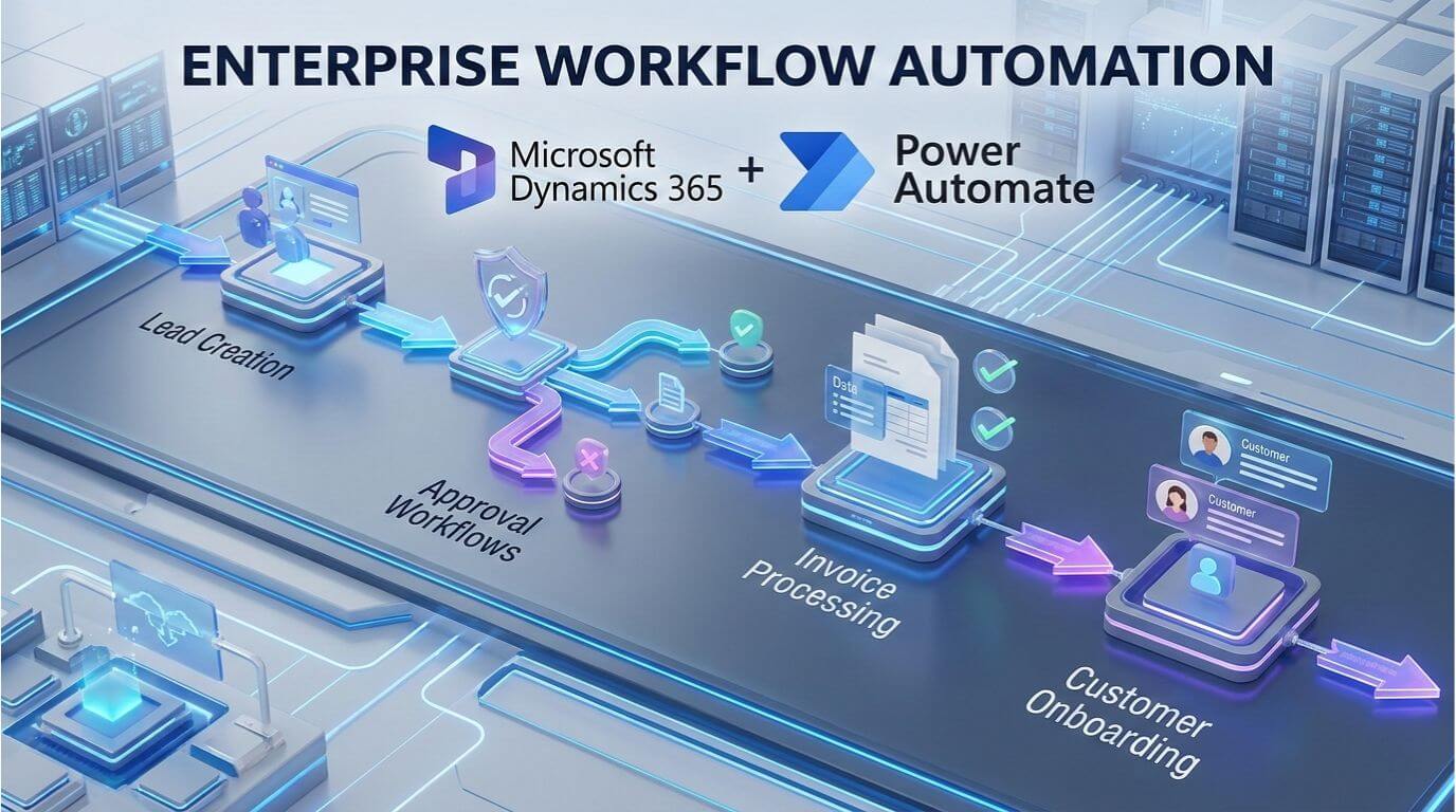 business workflow automation with dynamics 365 and power automate