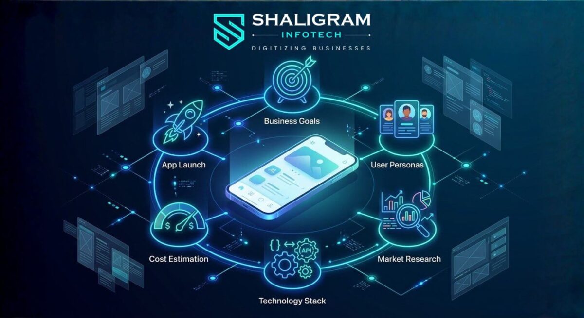 Mobile app development planning ecosystem